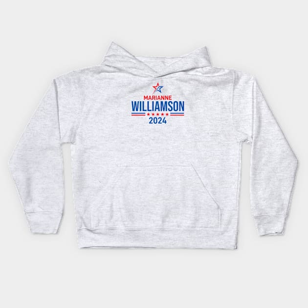 Marianne Williamson 2024 For President Kids Hoodie by MIKOLTN